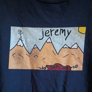 Men's Blue XL Pearl Jam Jeremy Graphic T-Shirt Grunge Band Concert Music